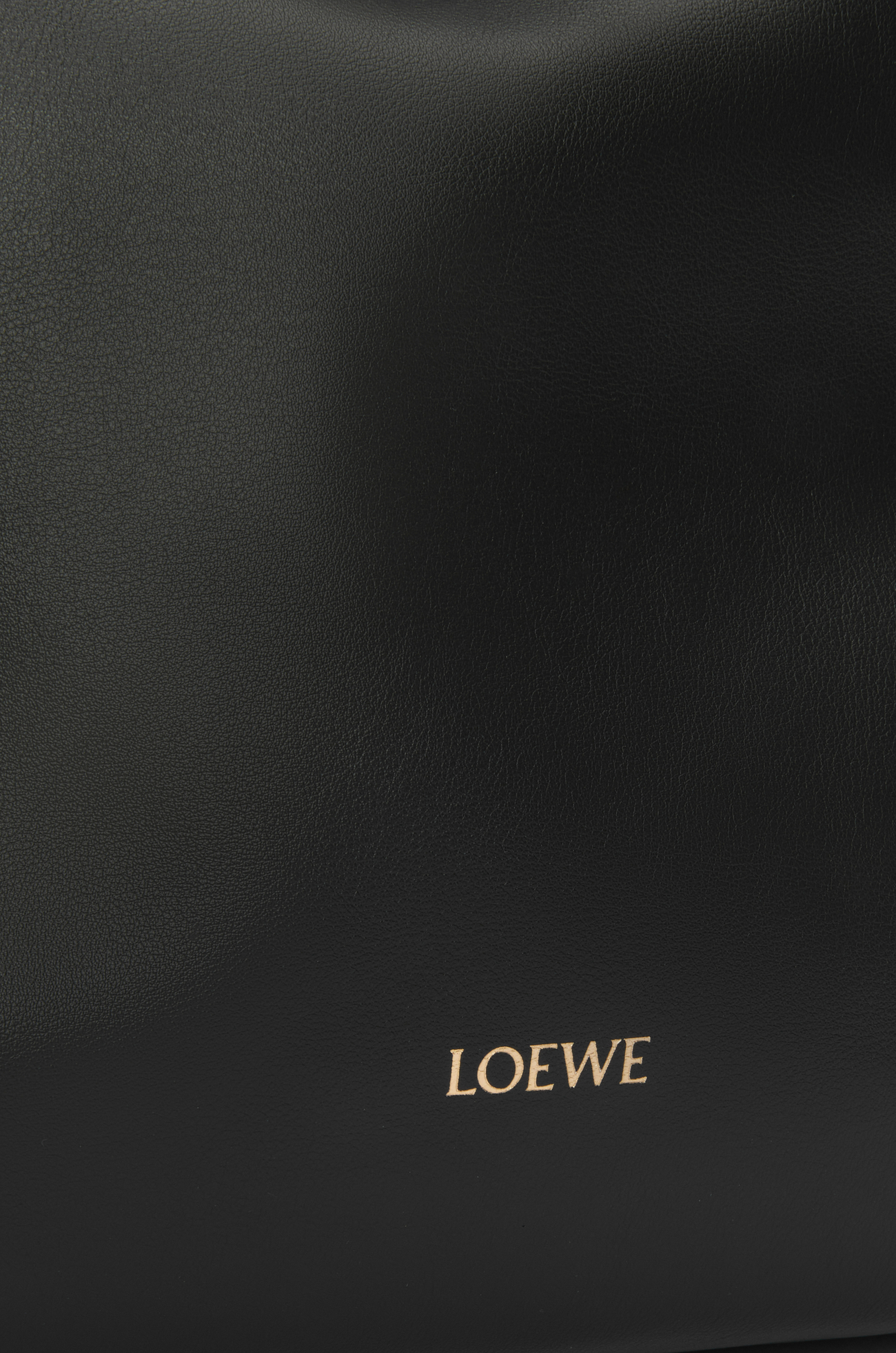 LOEWE 大号纳帕牛皮革 Flamenco 手拿包 黑色