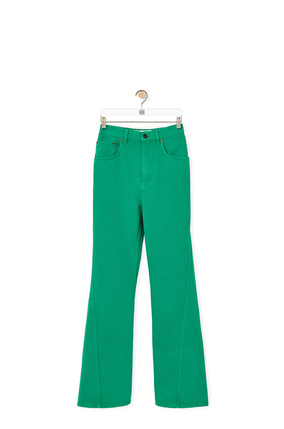 LOEWE Twisted jeans in denim Green plp_rd