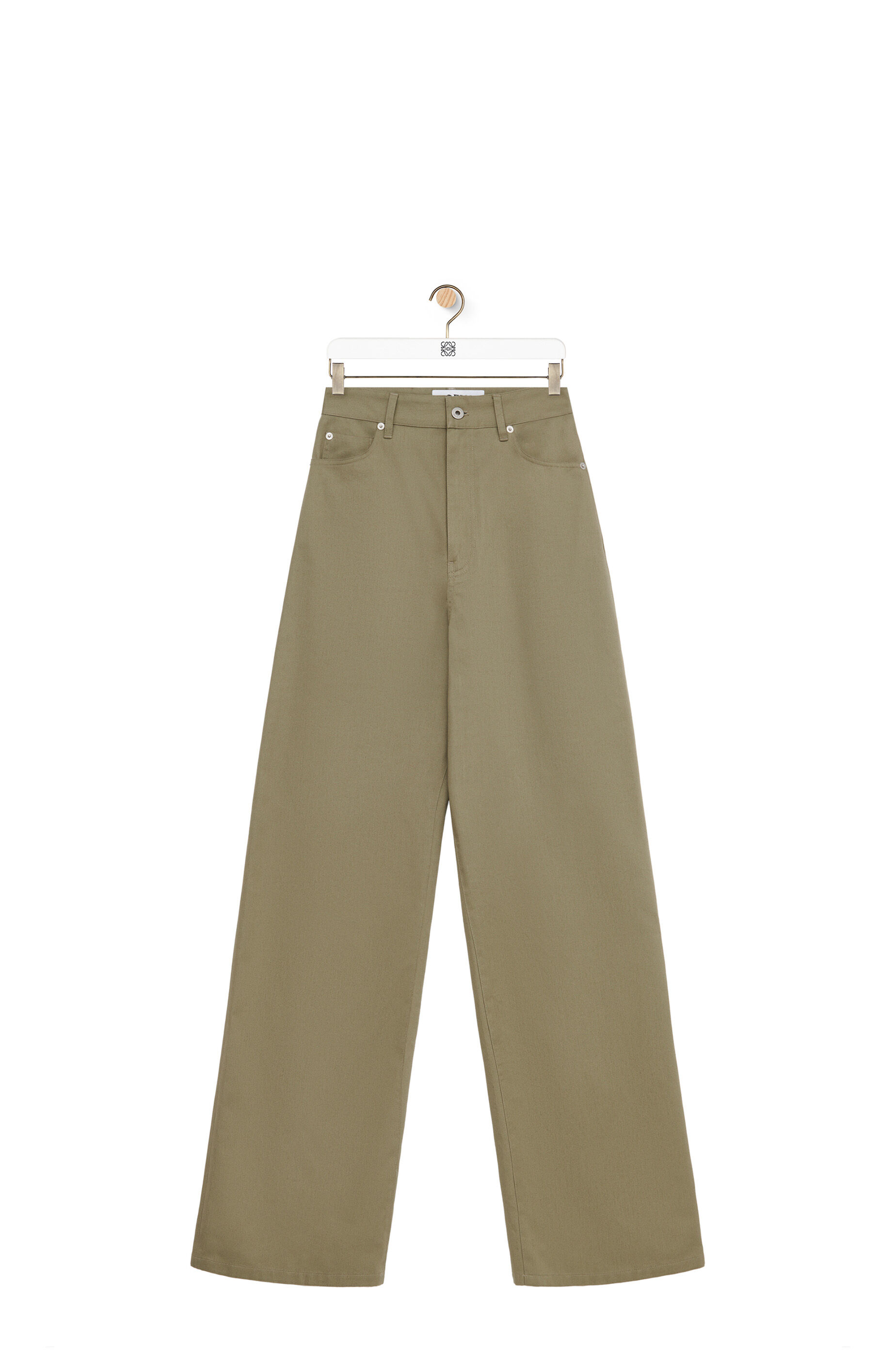 Loewe Wide Leg Pant in Ivory
