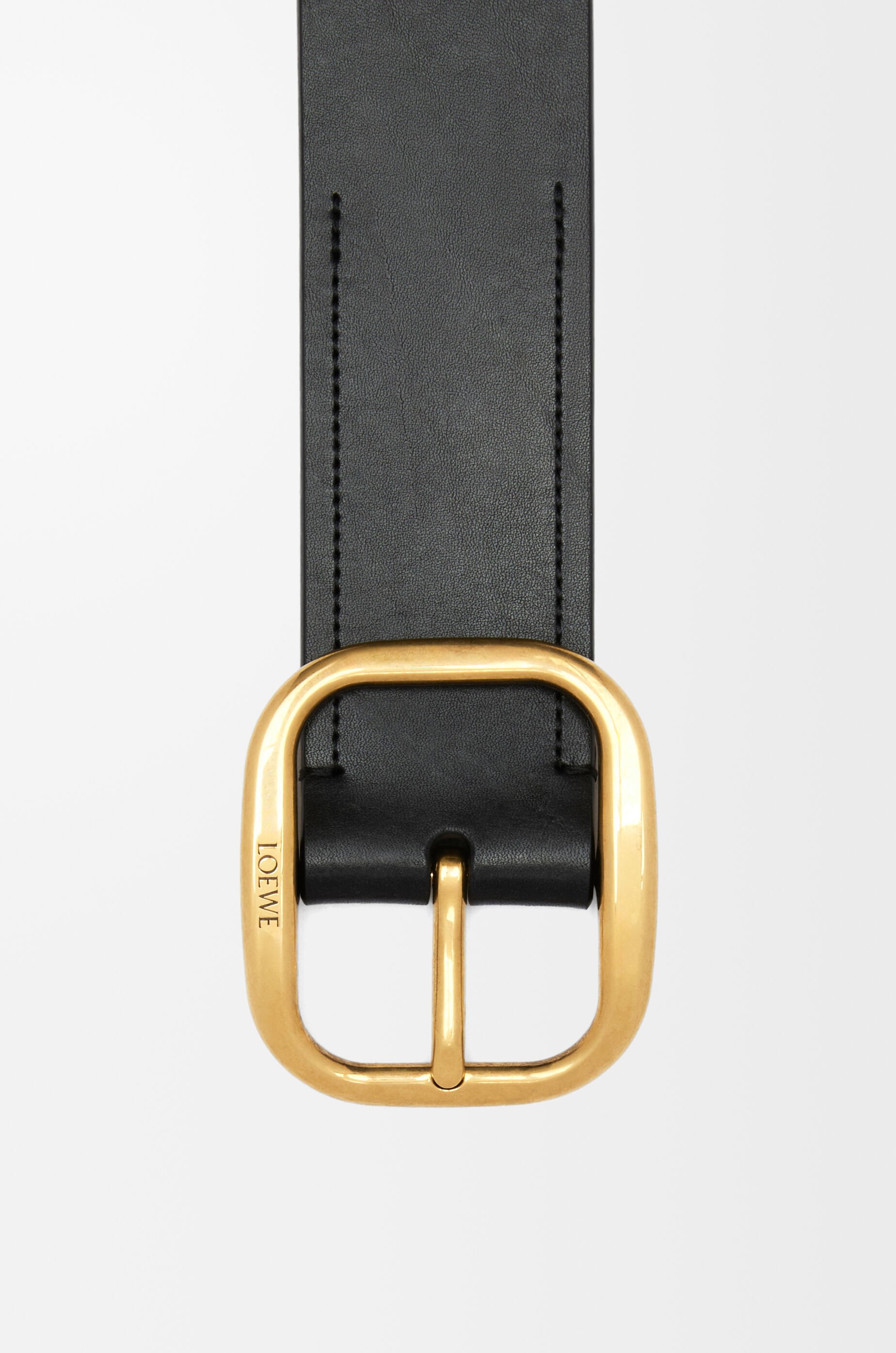 ラウンド ソフト ベルト（クラシックカーフ） ブラック - LOEWE