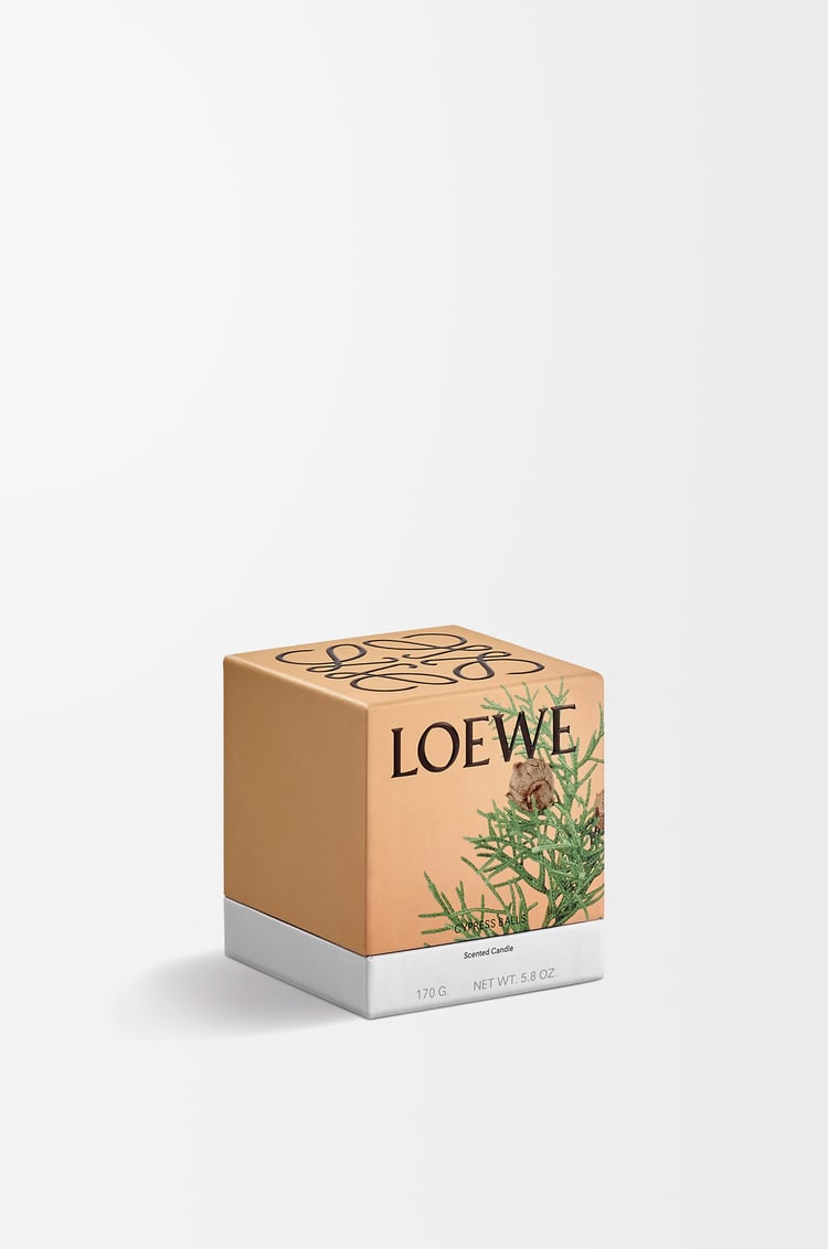 LOEWE Small Cypress Balls candle Baby Blue