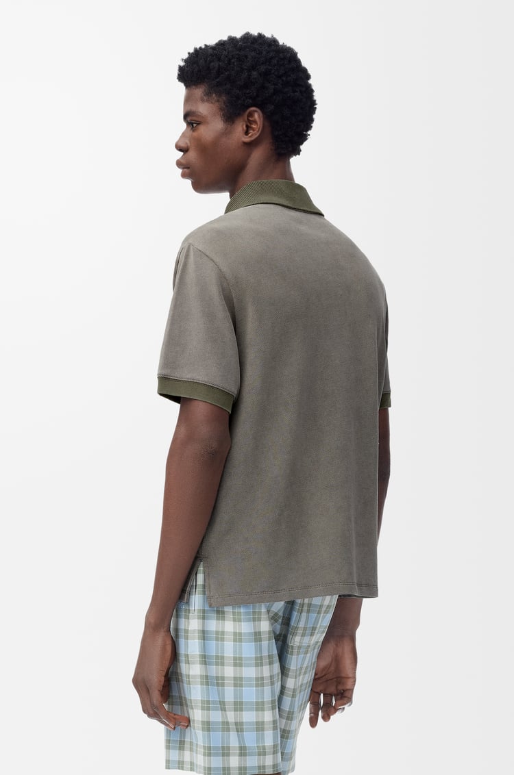 LOEWE Polo 棉質衫 卡其綠