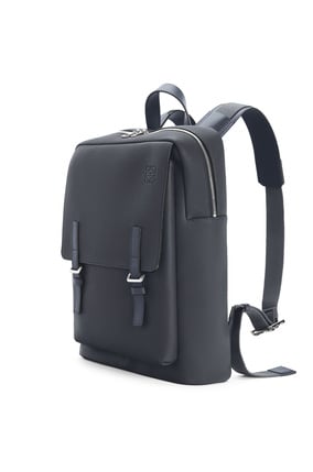 LOEWE Military Backpack in soft grained calfskin Anthracite