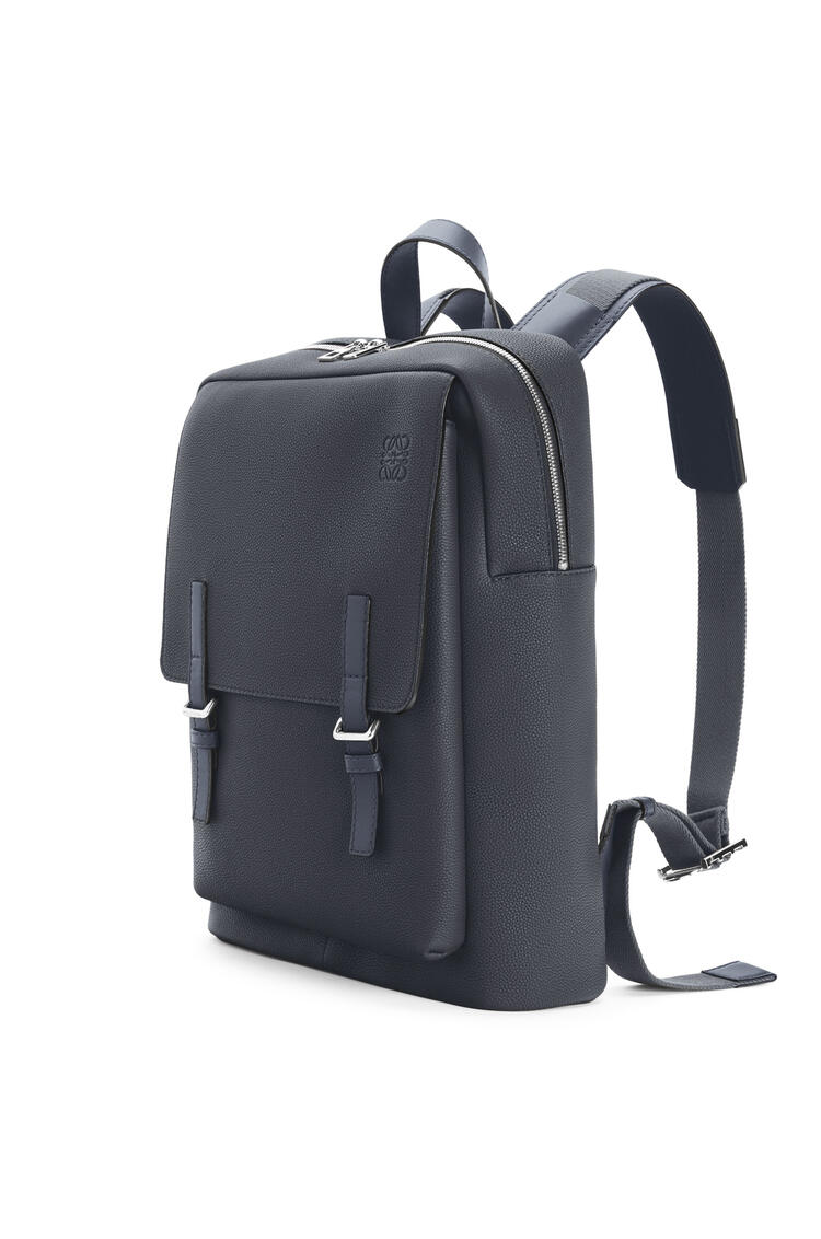 LOEWE Military Backpack in soft grained calfskin Anthracite pdp_rd