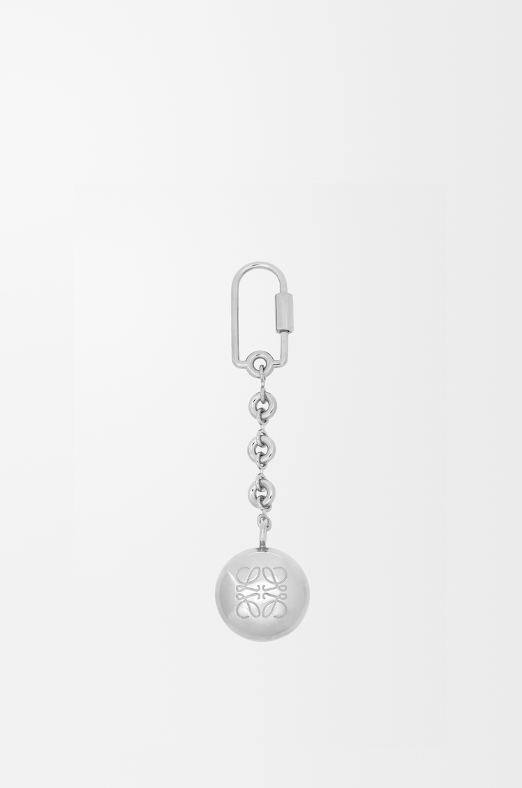 LOEWE Pebble keyring Silver