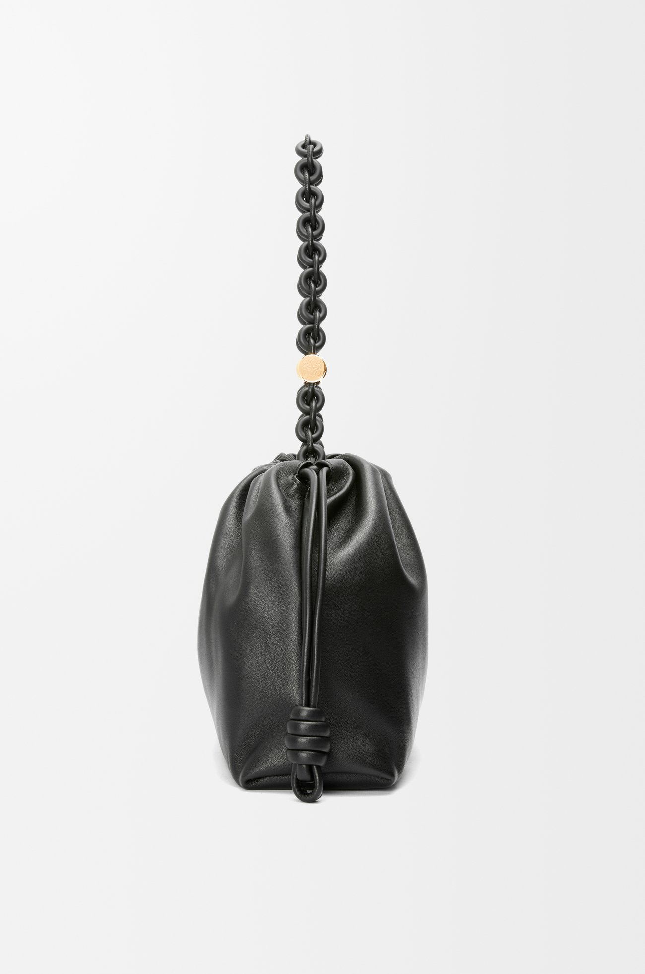 LOEWE Large Flamenco purse in mellow nappa lambskin Black