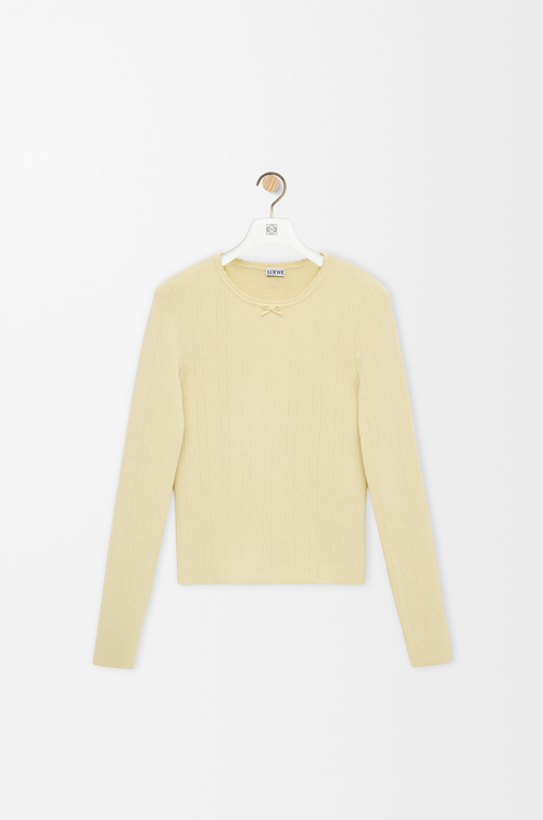 LOEWE トップス（ウール） ライトイエロー