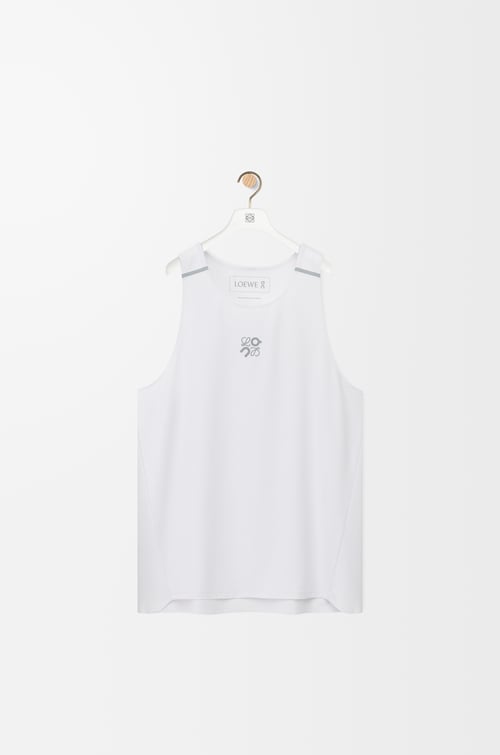 LOEWE Débardeur Performance en jersey technique Blanc