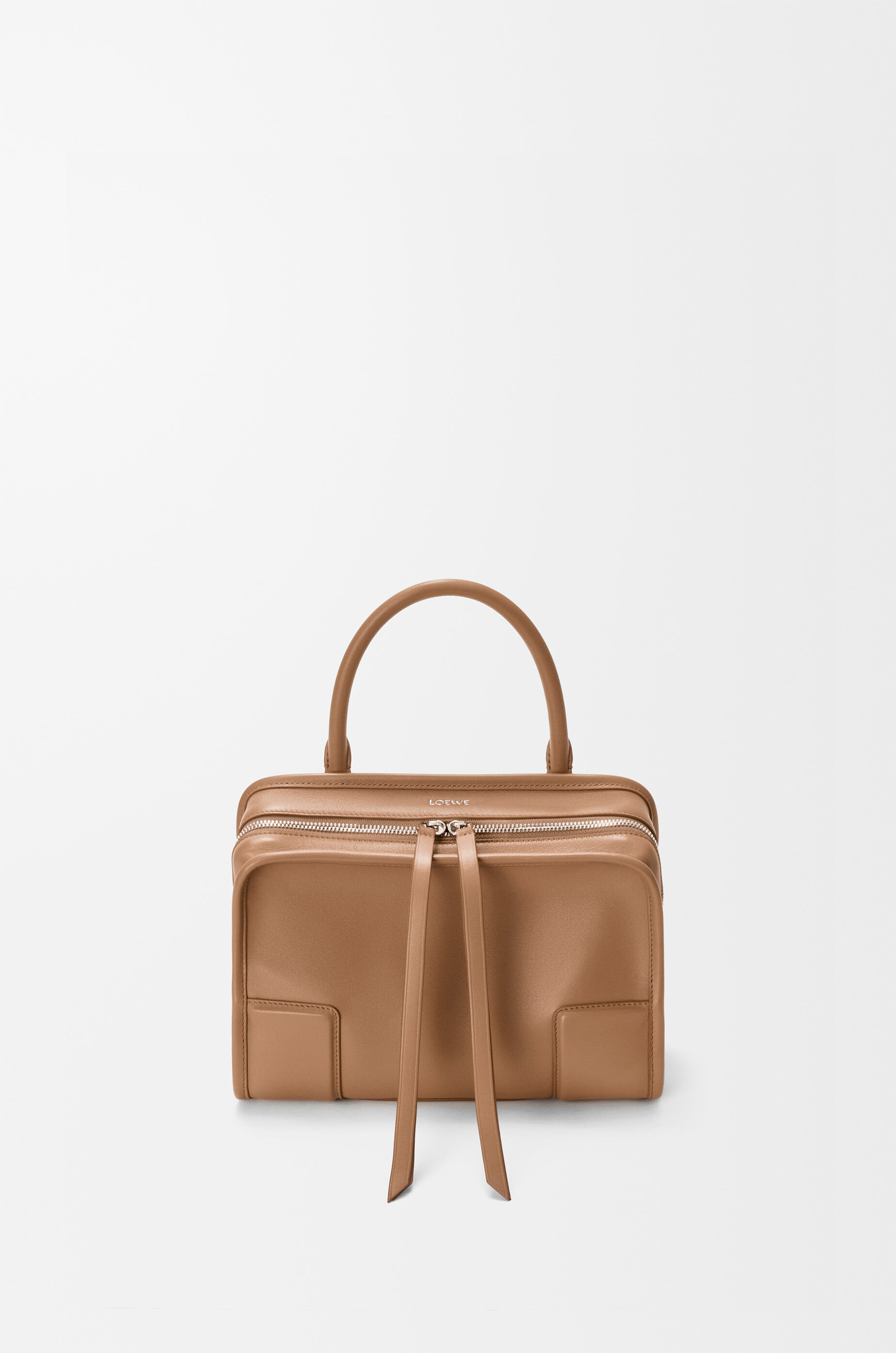Small Amazona 180 bag in soft calfskin Brown - LOEWE USA Official