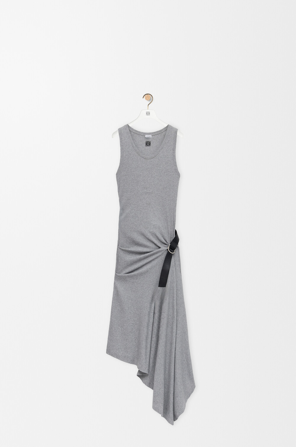 tank dress grey Heather Grey Racerback Tank Midi Dress main image 0