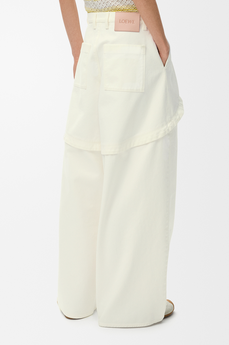 LOEWE Pantaloni in denim Bianco