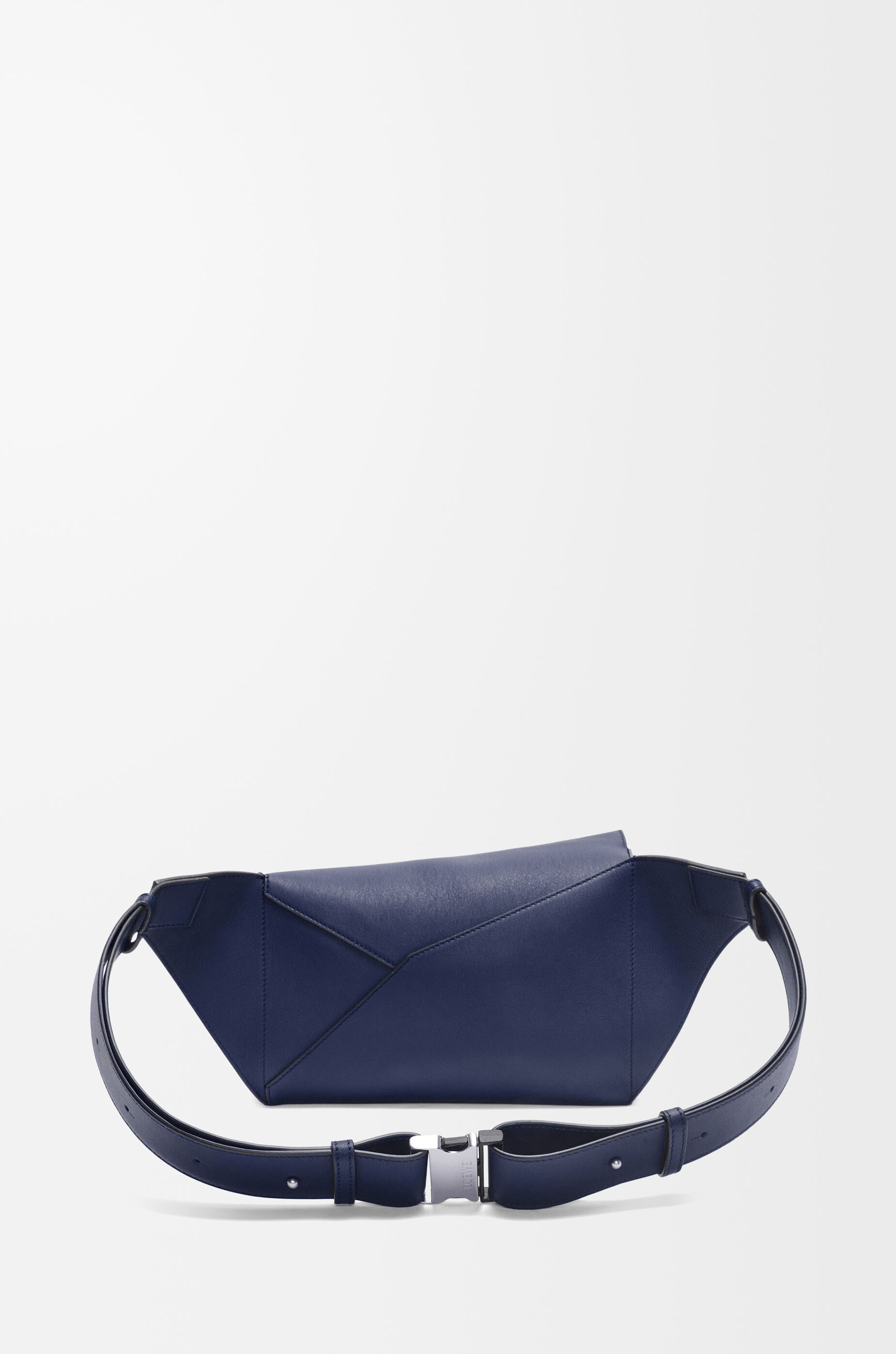 特価ブランド スモール（クラシックカーフ） バムバッグ パズル ブルー LOEWE - バッグ