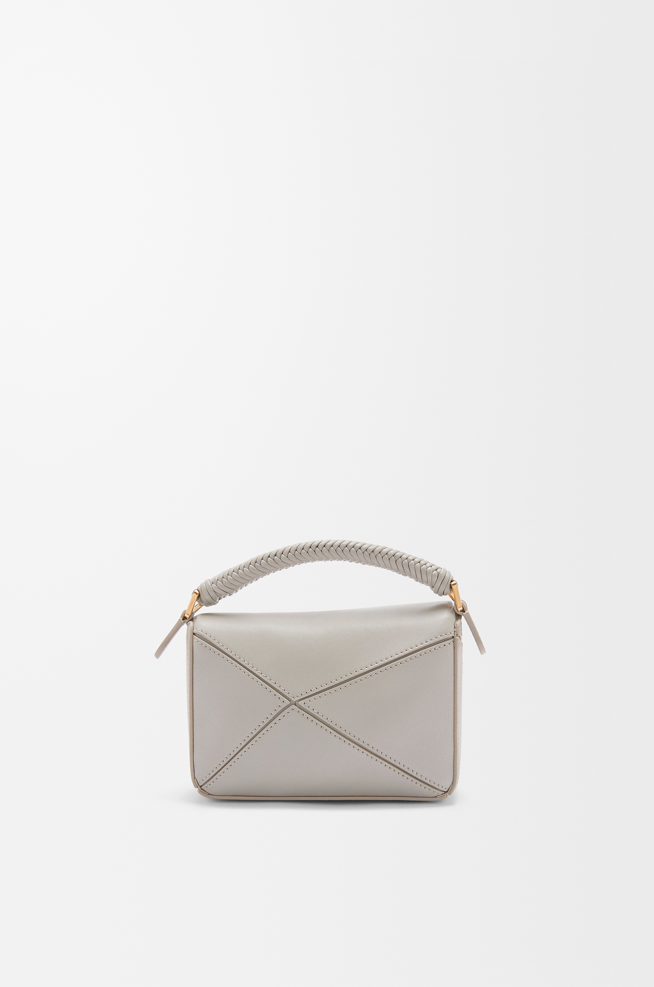 LOEWE Bolso Puzzle mini en piel de ternera Gris Valva