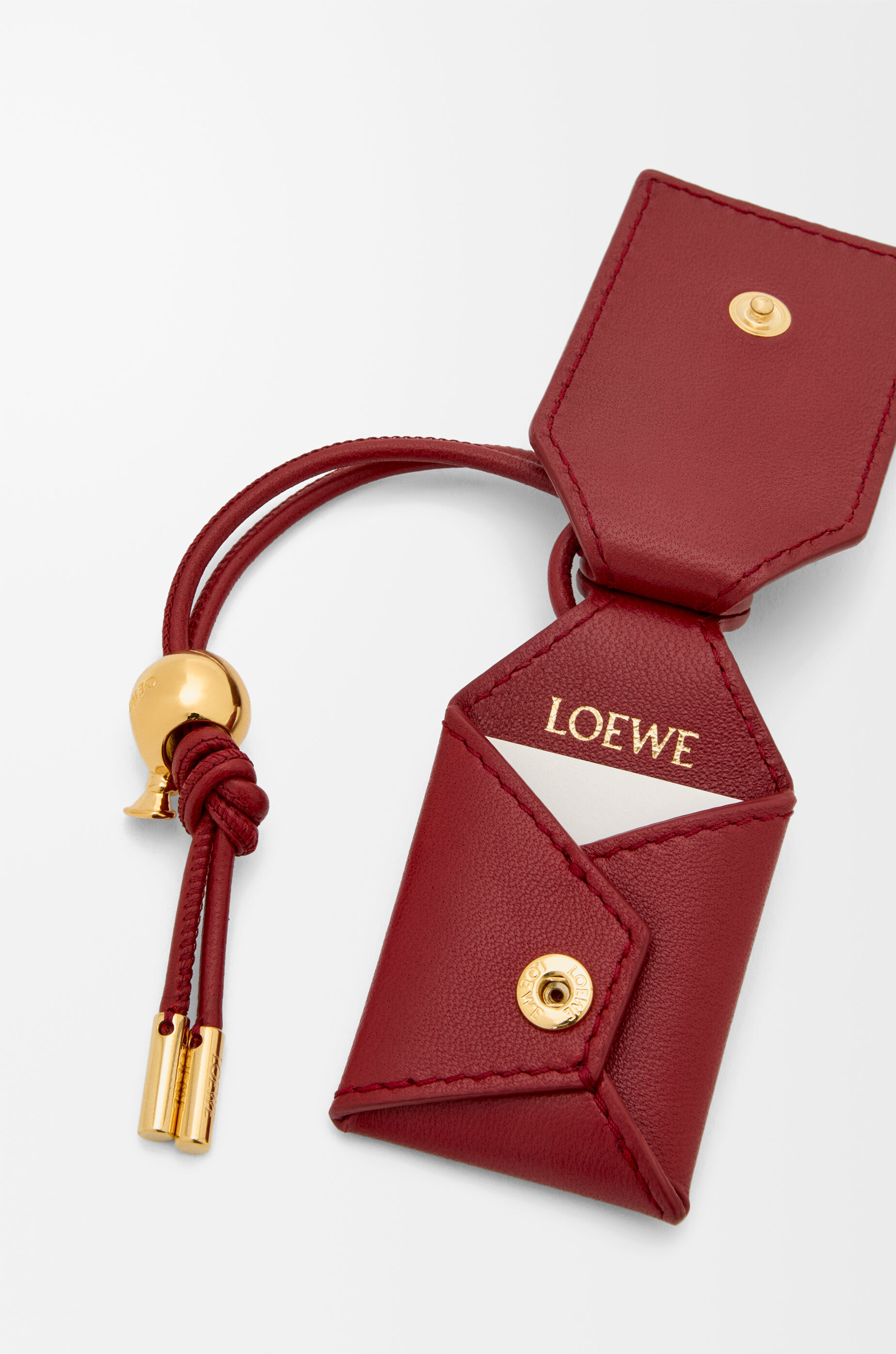 Mini Featherlight Puzzle bag in nappa lambskin Red - LOEWE