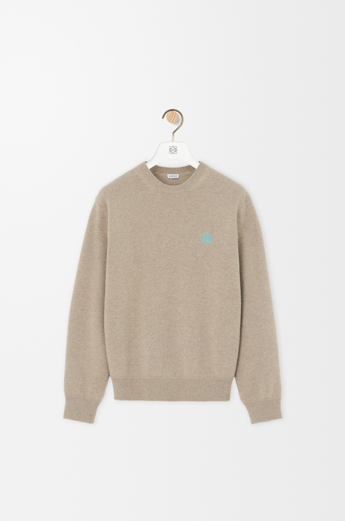 LOEWE Jersey en lana Gris Claro