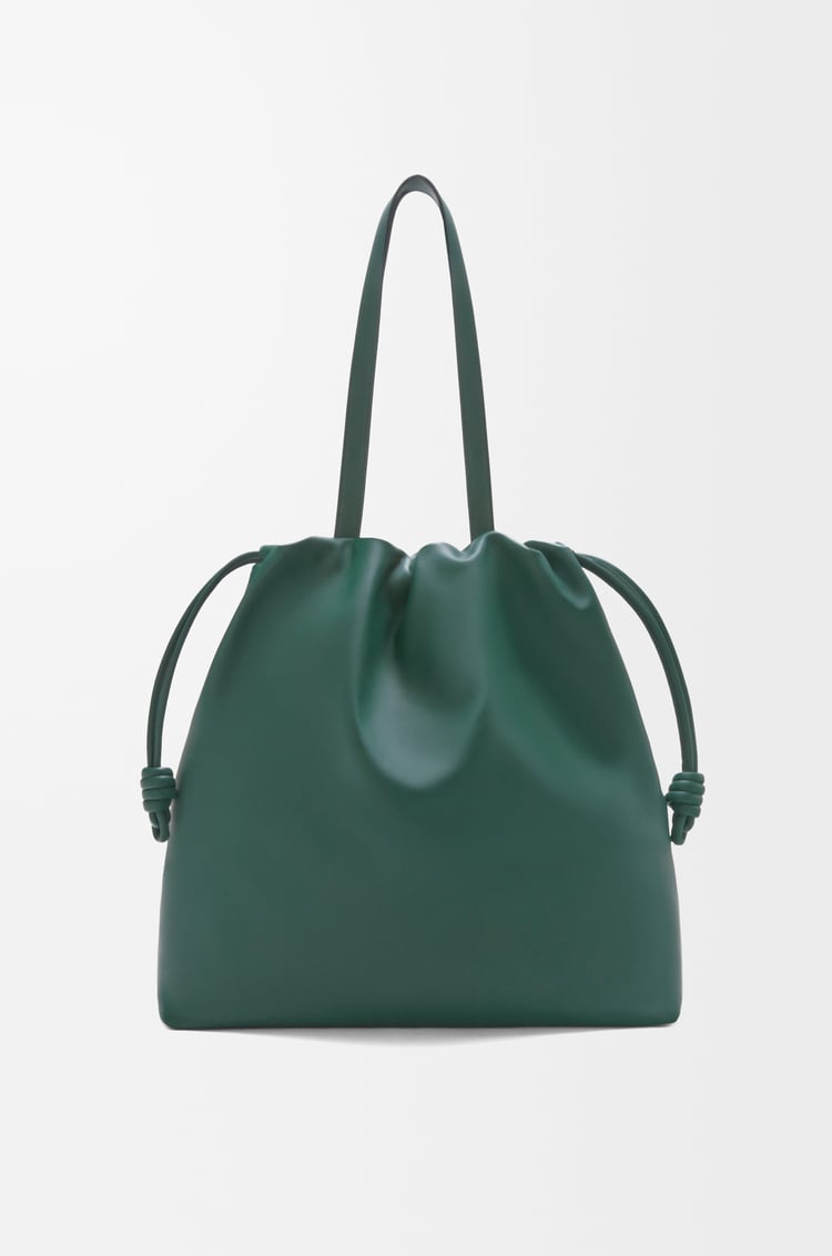 LOEWE フラメンコ ロゴトート（ナパ カーフ） エバーグリーン