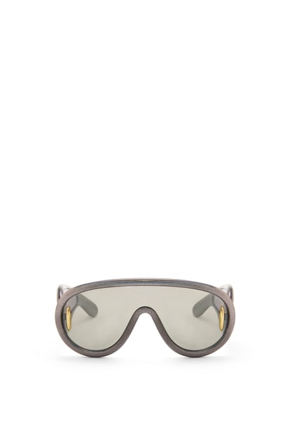 LOEWE Wave Mask sunglasses in nylon  黑色全息圖案 plp_rd