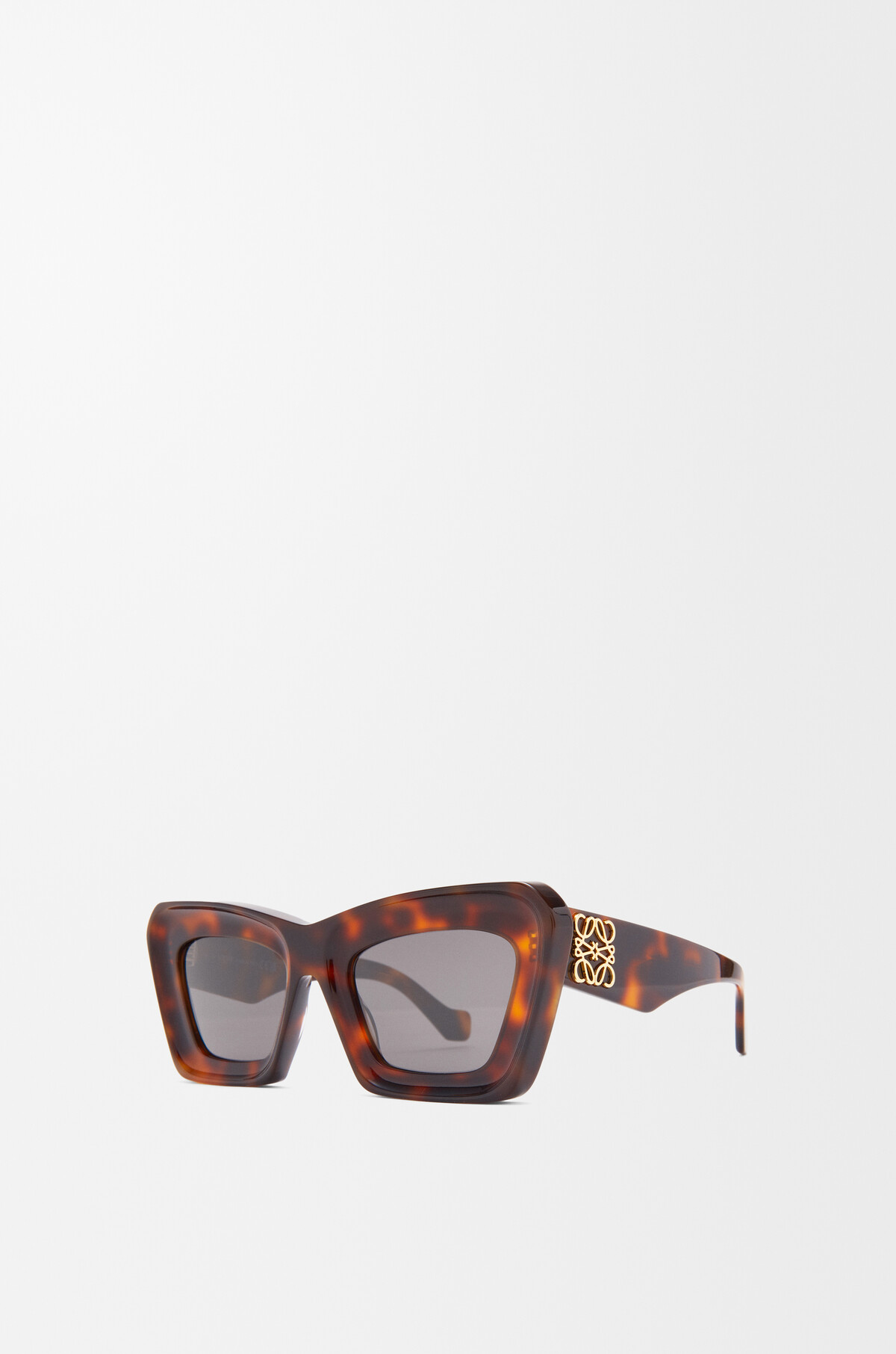 Beveled Cateye sunglasses Brown - LOEWE USA Official Website display picture 1