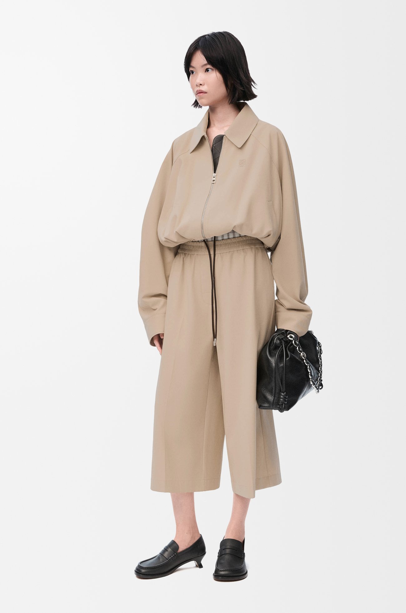 LOEWE Balloon jacket in cotton Beige
