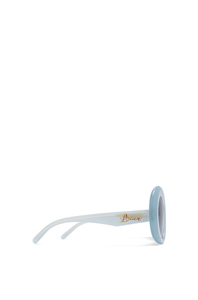 LOEWE Gafas de sol redondas oversize en acetato Hielo Azul plp_rd