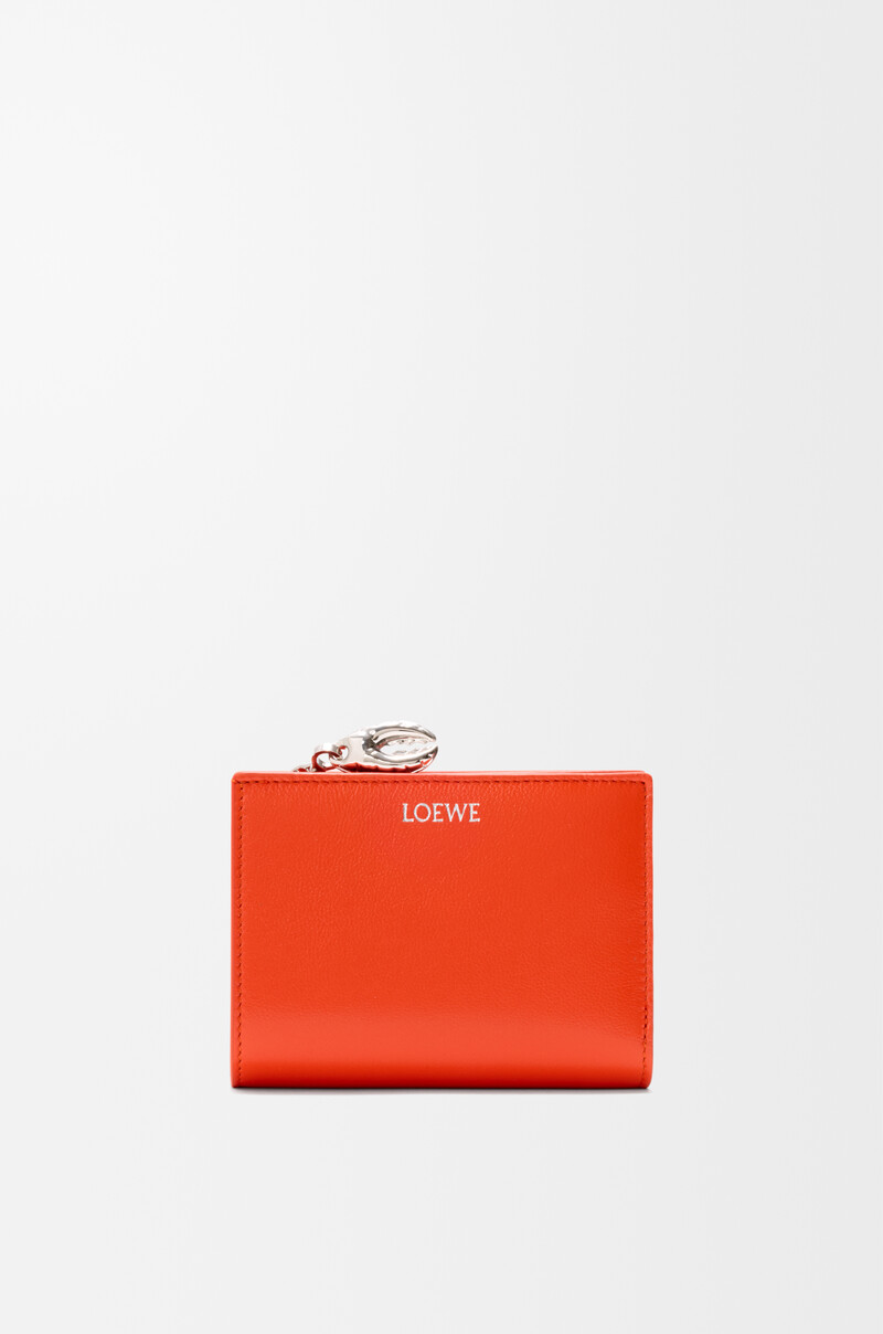 Claw compact wallet in glossy lambskin by LOEWE