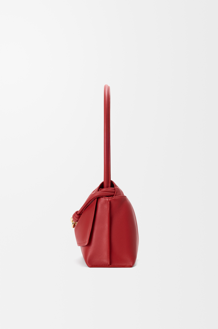LOEWE Small Flamenco Flap bag in nappa calfskin Carmine Red