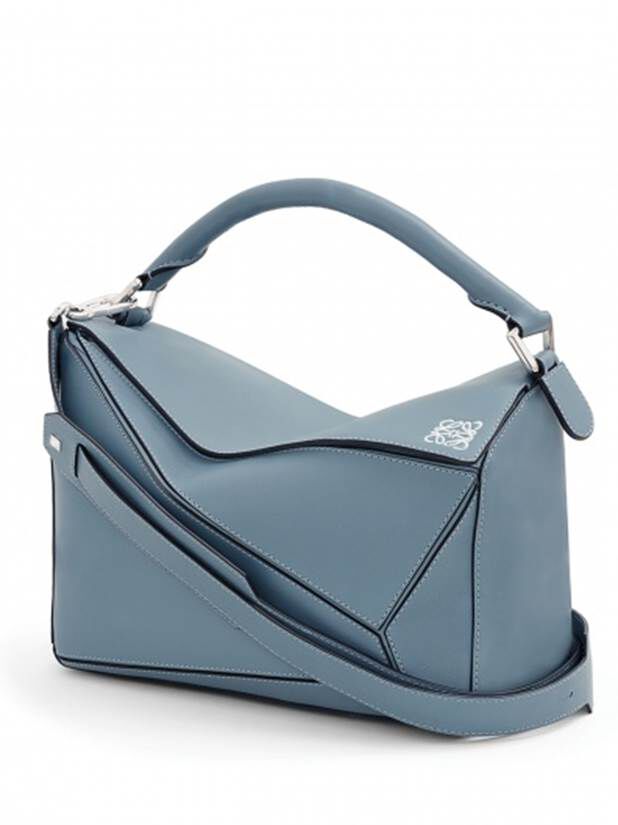 Loewe puzzle bag small stone blue online