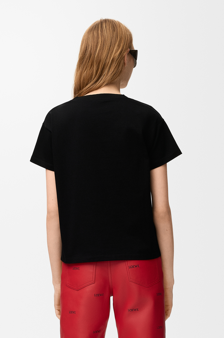 LOEWE Regular fit T-shirt in cotton Black