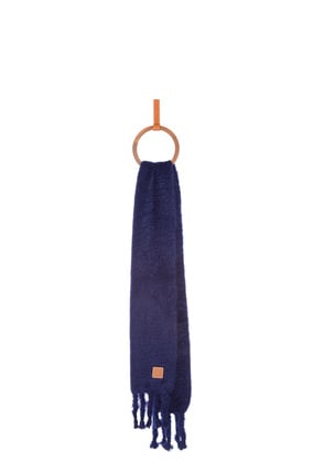 LOEWE スカーフ (モヘア&ウール) ブルー plp_rd