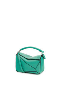 LOEWE Mini Puzzle bag in classic calfskin Emerald Green pdp_rd