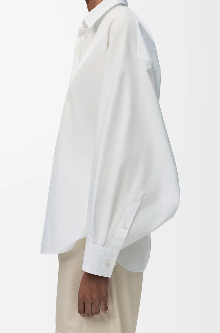 LOEWE Camisa en algodón Blanco