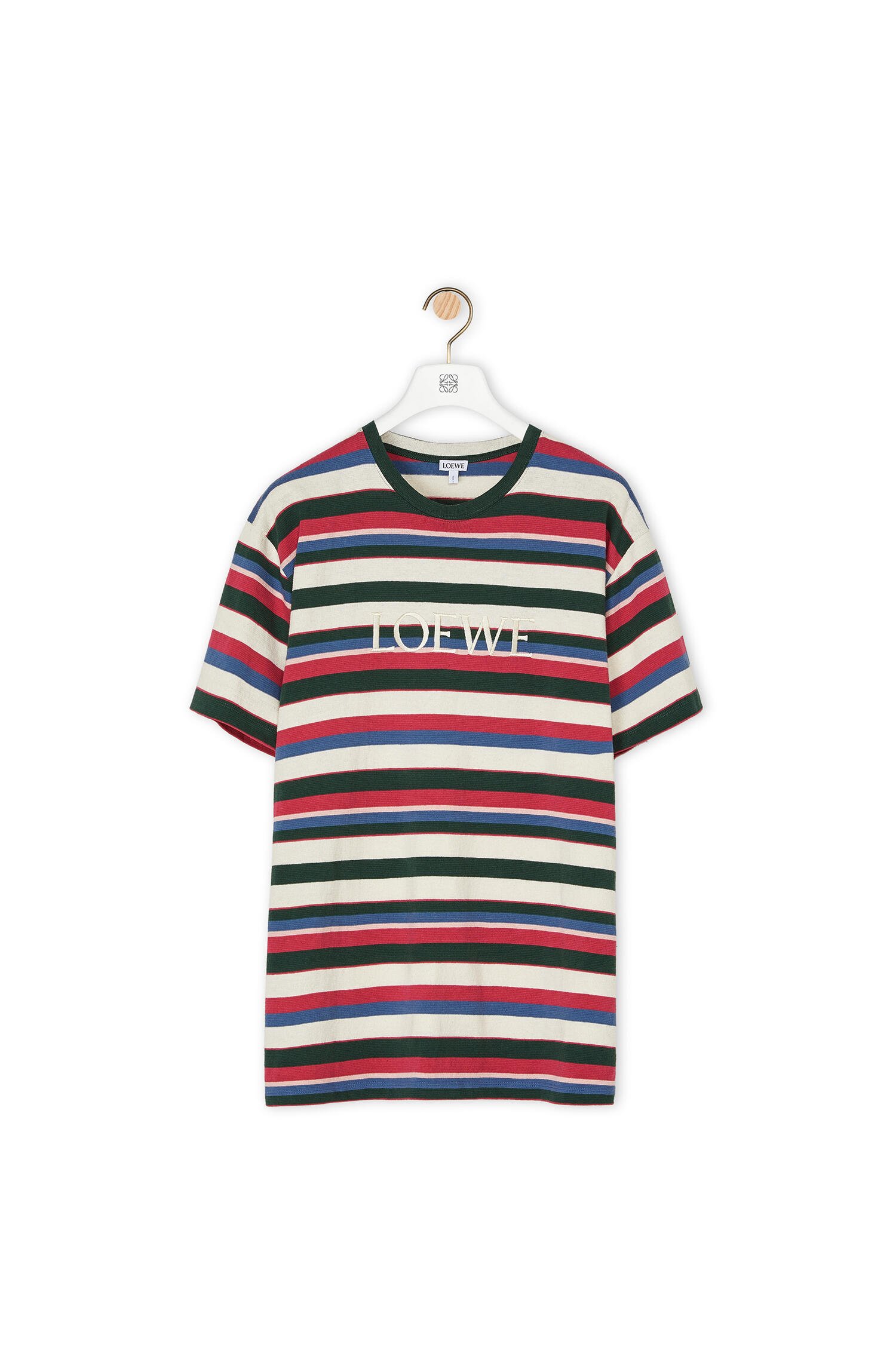 LOEWE t-shirt in striped cotton Multicolor - LOEWE