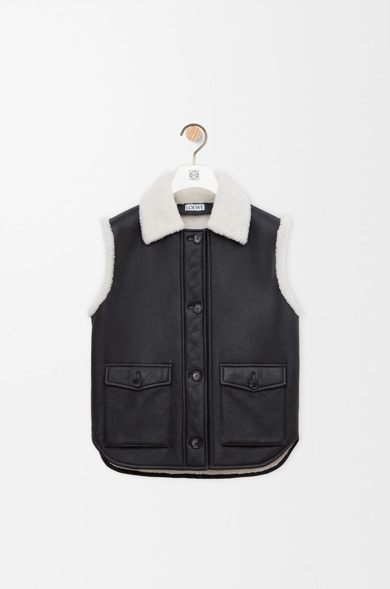 Vest in shearling by LOEWE