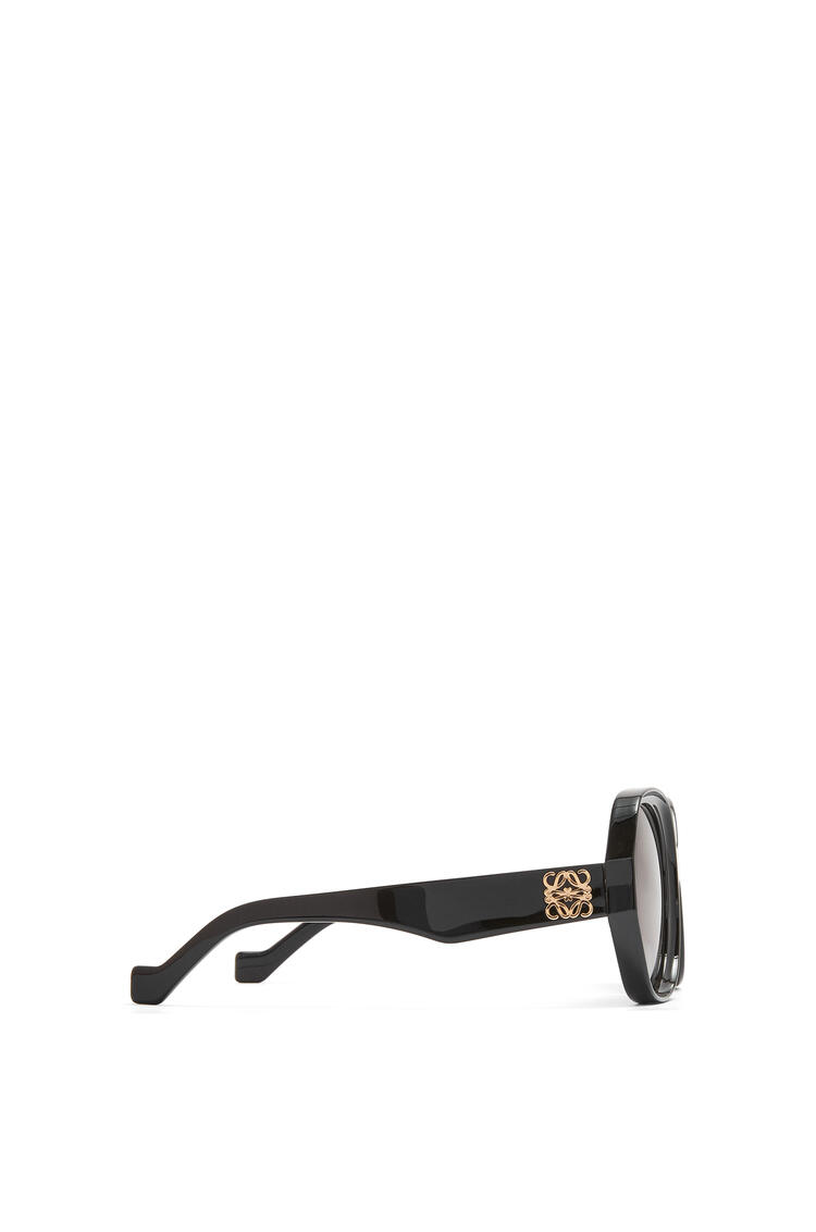 LOEWE Gafas de sol Elipse en acetato Negro Brillo