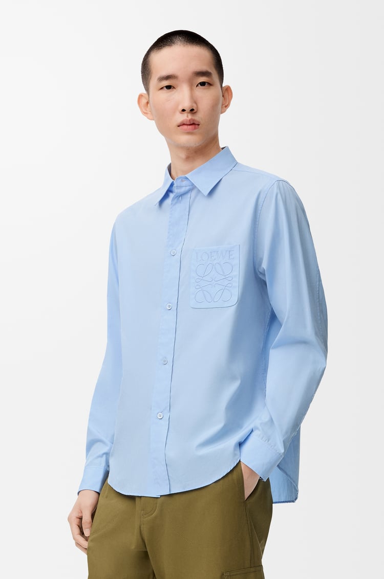 LOEWE シャツ（コットン） ライトブルー