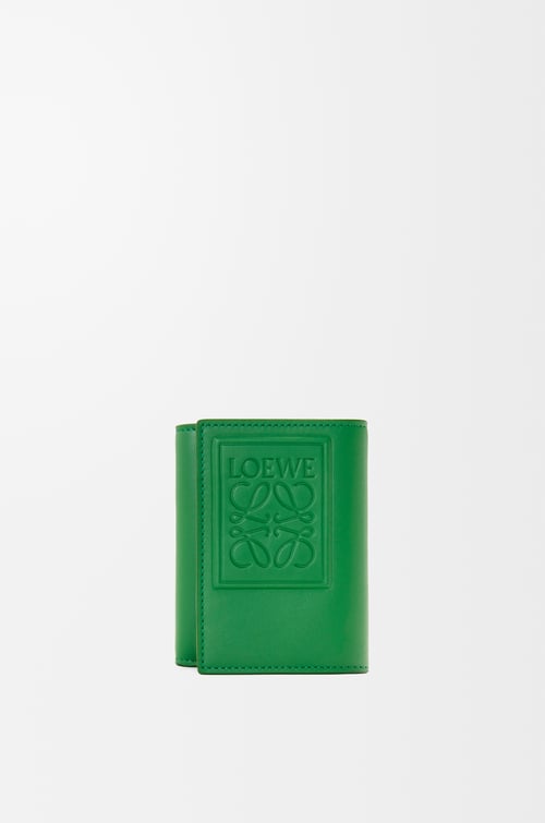 LOEWE トライフォールド ウォレット（サテンカーフ） トロピカルグリーン
