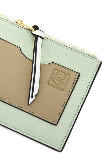 LOEWE Large coin cardholder in soft grained calfskin Spring Jade/Clay Green plp_rd