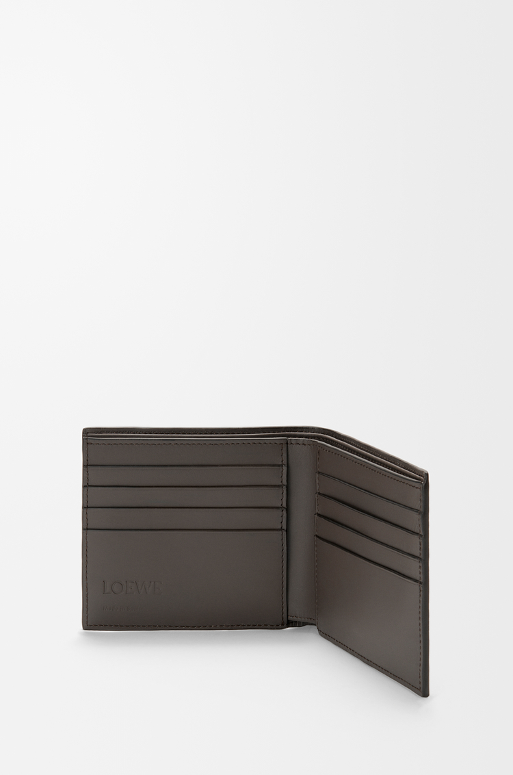 LOEWE 经典牛皮革 Puzzle 双折钱包 深灰色