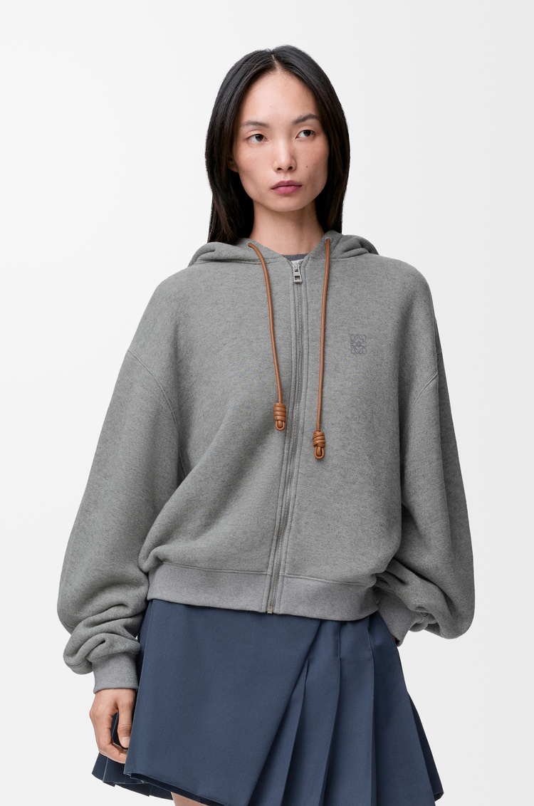 LOEWE フラメンコ フーディー（コットン&カシミヤ） グレー