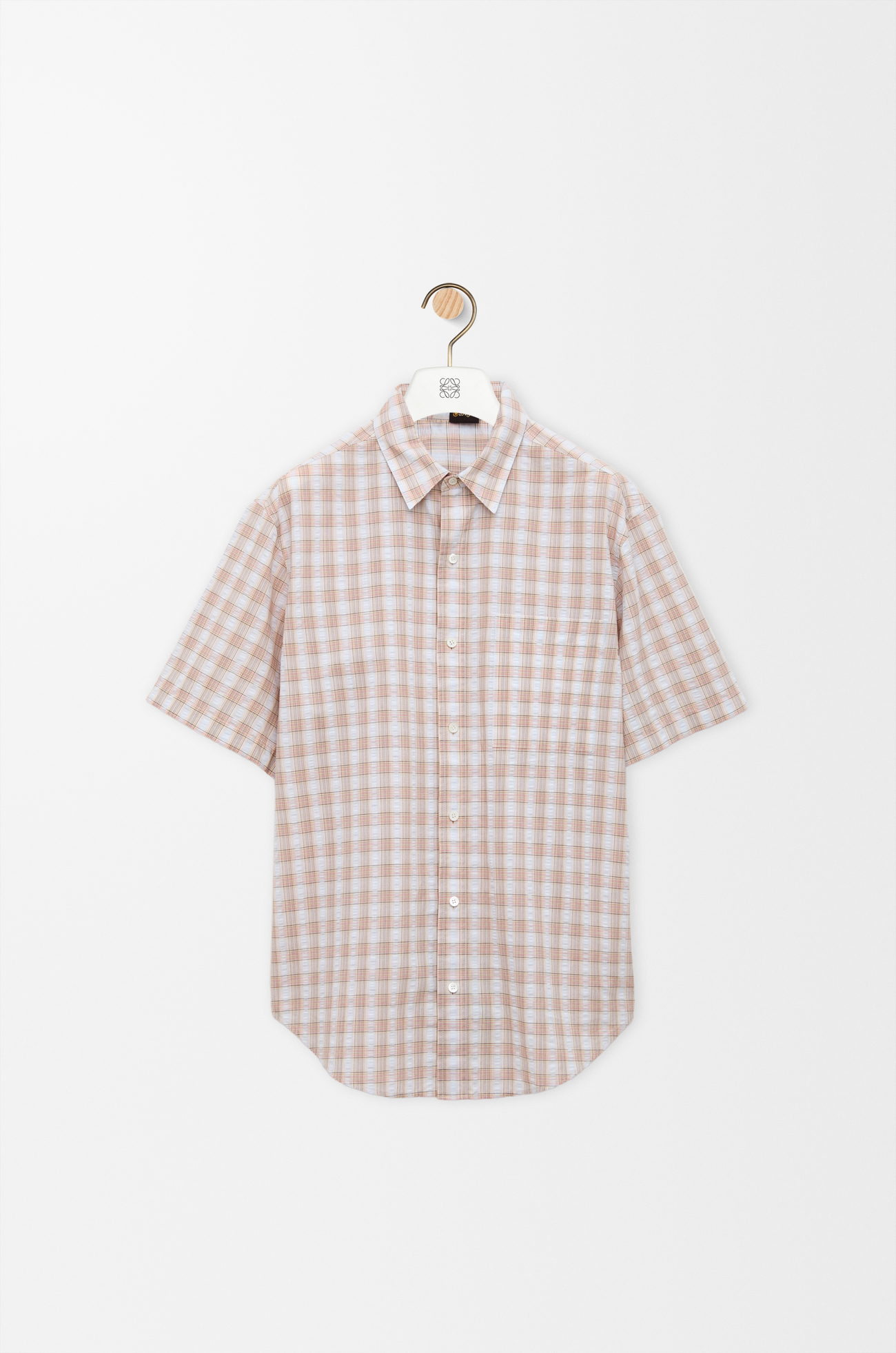 LOEWE Camisa de manga corta en algodón Multicolor