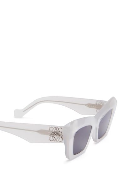 LOEWE Cateye sunglasses in acetate Ice White plp_rd