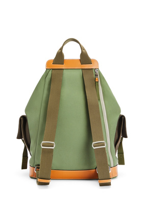 LOEWE Convertible backpack in canvas Khaki Green plp_rd