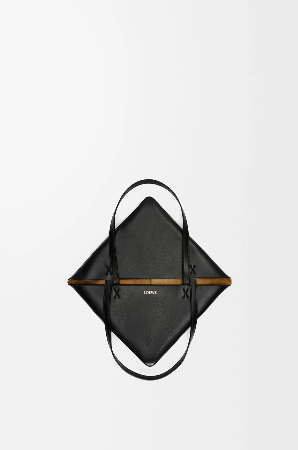 ロエベ　パズル フォルド トート ミニ　ブラック LOEWE パズルトートミニ パズルフォルドトート ミニ（シャイニーカーフ） ブラック - LOEWE