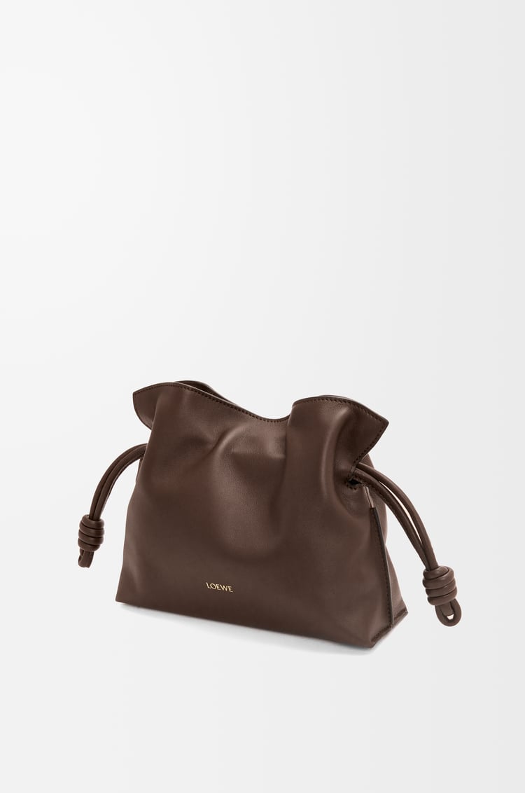 LOEWE フラメンコクラッチ ミニ（ナパカーフ） チョコレート