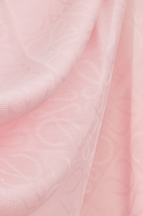 LOEWE Damero scarf in wool, silk and cashmere Orchid plp_rd