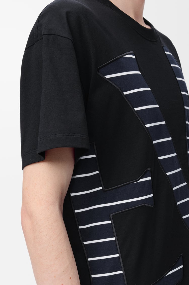 LOEWE Camiseta de corte holgado en algodón Negro