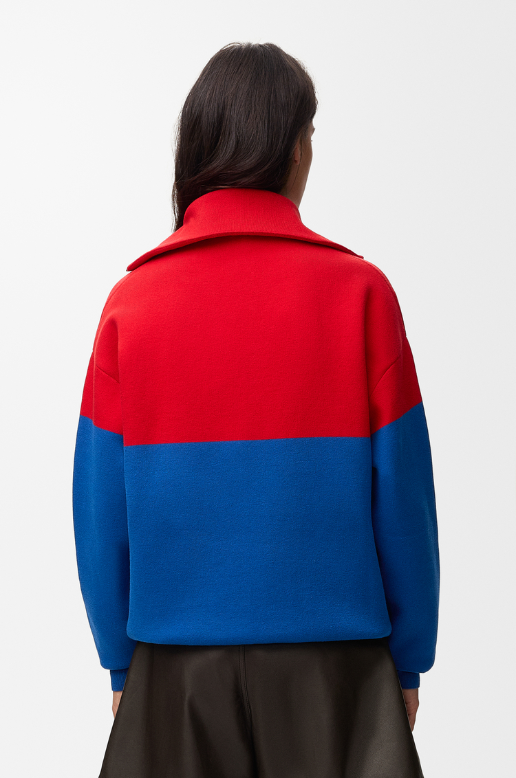 LOEWE セーター（コットン） レッド/ブルー