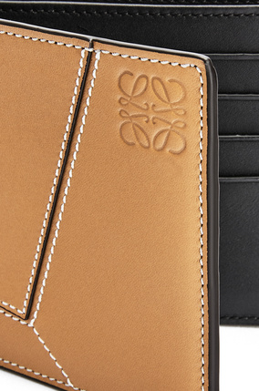 LOEWE Puzzle stitches bifold coin wallet in smooth calfskin Light Caramel plp_rd