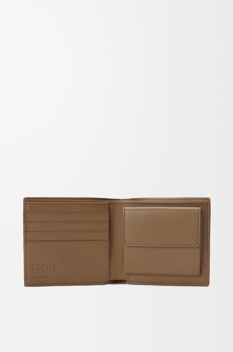 LOEWE Bifold coin wallet in deerskin Tundra
