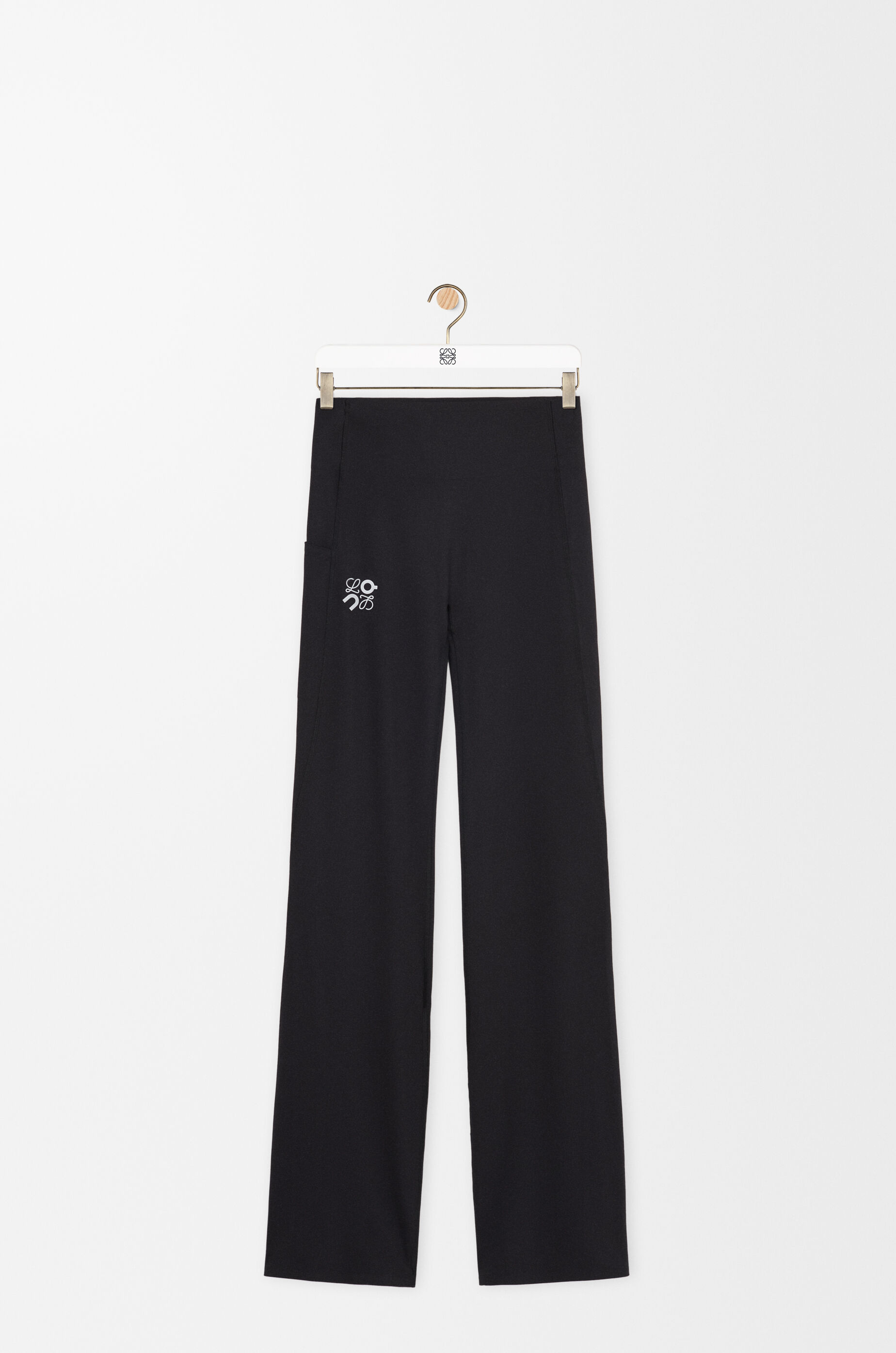 Soft bootleg pants in technical jersey Black - LOEWE